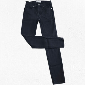 Madewell 9" High-Rise Skinny Jeans Black Size 25 Style J6547 HO18 Stretch Denim